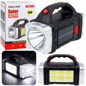 HB-1678 38W daugiafunkcis plataus kampo LED saulės žibintuvėlis