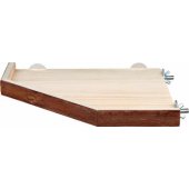 Trixie wooden corner shelf rabbit rodents birds 33 universal