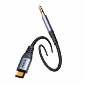 stereo audio cable AUX 3.5 mm mini jack - USB-C DAC