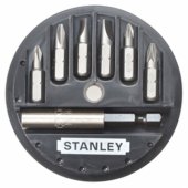 Stanley Zestaw końcówek 1/ 4" 2 płaskie 2Ph 2Pz + uchwyt 68-737