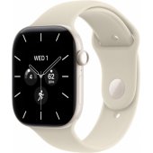 Watch Series 12 Cellular 42mm Pearl White Ceramic/ Sand Band S/ M