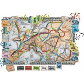 Ticket to Ride Europe strateginis žaidimas