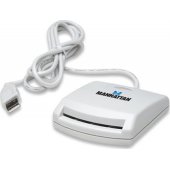 172844 USB išmanusis skaitytuvas Baltas