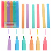 Set of Highlighters, Markers, Colored Markers, Office, School, 6 pcs.