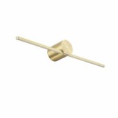 WALL LED LIGHT MODERN SLIM M IP44 GOLD