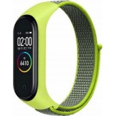 Mi Band 7/ 6/ 5/ 4/ 3 NylonLoop dirželis, geltonas