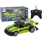 RC automobilis 1:20 su dūmų efektu ir šviesomis, žalias