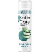 Satin Care skutimosi gelis Aloe Vera (sausai odai) 200ml