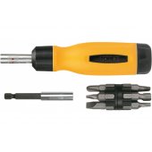 Topex Screwdriver with ratchet and bits (39D518)