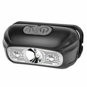 LED galvos žibintas, du režimai, įkraunamas per USB, veikia iki 5 val.