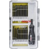 Bosch atsuktuvų rinkinys su rankena, 1/ 4", 37 dalių, antgalių rinkinys (extra lon
