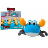 Bath Toy Wind-Up Crab Walks Swims Blue