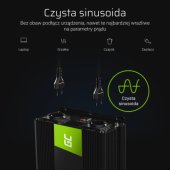 GREENCELL Inverter 12V - 230V 1500W