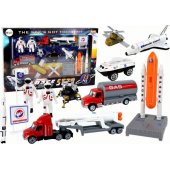 Kosminių figūrėlių rinkinys „Space Truck Rocket“, 15 vnt.