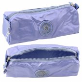 School Pencil Case Organizer Single Compartment Blue 21.5cm