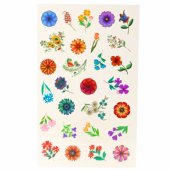 60 gėlių tatuiruočių rinkinys vaikams