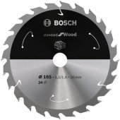 Circular Saw Blade SfW 165x20x1.5 / 1.0x24T - 2608837685