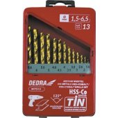 Dedra drill bit set Dedra WITS13 13 pcs for metal.