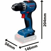 Bosch Powertools cordless drill/ driver GSR 18 Volt 52 Nm