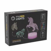 SNL116RGB LED lempa, šviesos dekoracija Arkliai RGB 3D