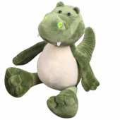 Pliušinis talismanas-minkštas žaislas, krokodilas, žalias, 25cm