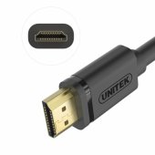 Unitek Cable HDMI v.1.4 M/ M 2m, gold, BASIC, Y-C138