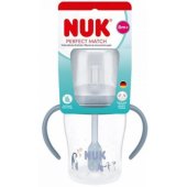 Perfect Match mokomasis puodelis su šiaudeliu 10215403 150ml mėlynas
