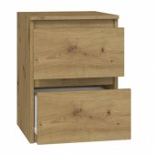 Topeshop M2 MALWA STOLIK NOCNY 2 SZUFLADY ARTISAN