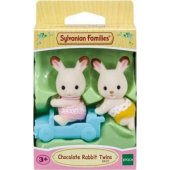 Epoch Sylvanian triušiukai dvyniai su šokolado spalvos ausytėmis (05