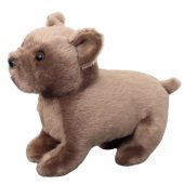Plush Mascot Cuddly Toy Small Dog Brown 19cm
