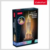 _6832762 CUBICFUN LED 3D puzzle New York skyscraper "Empire State Bu