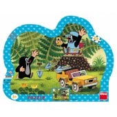 _6821092 Dino Silhouette Puzzle 25 pc, The Little Mole