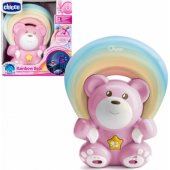 Chicco Chicco meškiukas su projektoriumi, vaivorykštė, rožinis (CHICZ-06112)