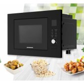 _8312643 Įmontuojama mikrobangų krosnelė 800W, 23L HMW-BI2360BK HEINNER