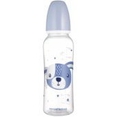 Standard Narrow Neck Bottle 250 ml CUTE ANIMALS 11/ 841 Blue