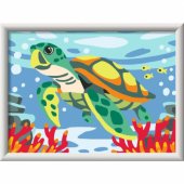 Ravensburger CreArt - jūrinis vėžlys, tapyba