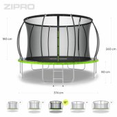 Jump Pro Premium Inner Net 12FT 374cm