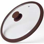 9970 Arcades Glass Lid 28 cm Dark Brown