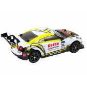 RC Sports Car 1:16 Drift Interchangeable Wheels White and Yellow