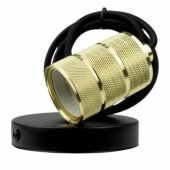 _7589165 Kabinamasis šviestuvas su 2 m laidu, E27 lemputė nepridedama, maks. 60 W, IP20
