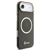 IML Glitter Script Strap MagSafe Case iPhone Air Black