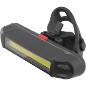 LTC LED COB dviračio žibintas, baltas/ raudonas, 5 švietimo režimai (LXLL87)
