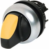 Eaton apšviestas 3 padėčių mygtukas M22-WRLK3-Y geltonas 216849