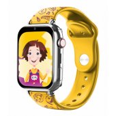 Smart Watch 4G/ LTE Silver/ Yellow