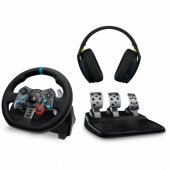 G29 Driving Force USB for PS5, PS4, PS3 and PC + G435 Black