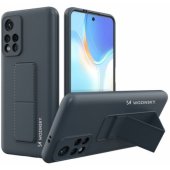Kickstand Case Xiaomi Poco M4 Pro 5G, tamsiai mėlynas