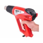 Yato YT-82288 karšto oro pistoletas 500 l/ min 550 °C 2000 W Juodas, raudonas