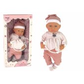 Baby Doll 46 cm Blue Pacifier Hat Socks