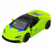 Metalinė sportinė mašinėlė su atitraukimo mechanizmu, neoninė žalia, 1:43