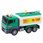Truck Tanker Water Lights Sounds Green 1:14